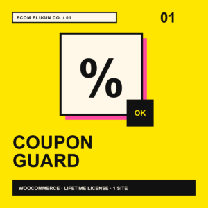 First Order Coupon Guard WooCommerce plugin cover