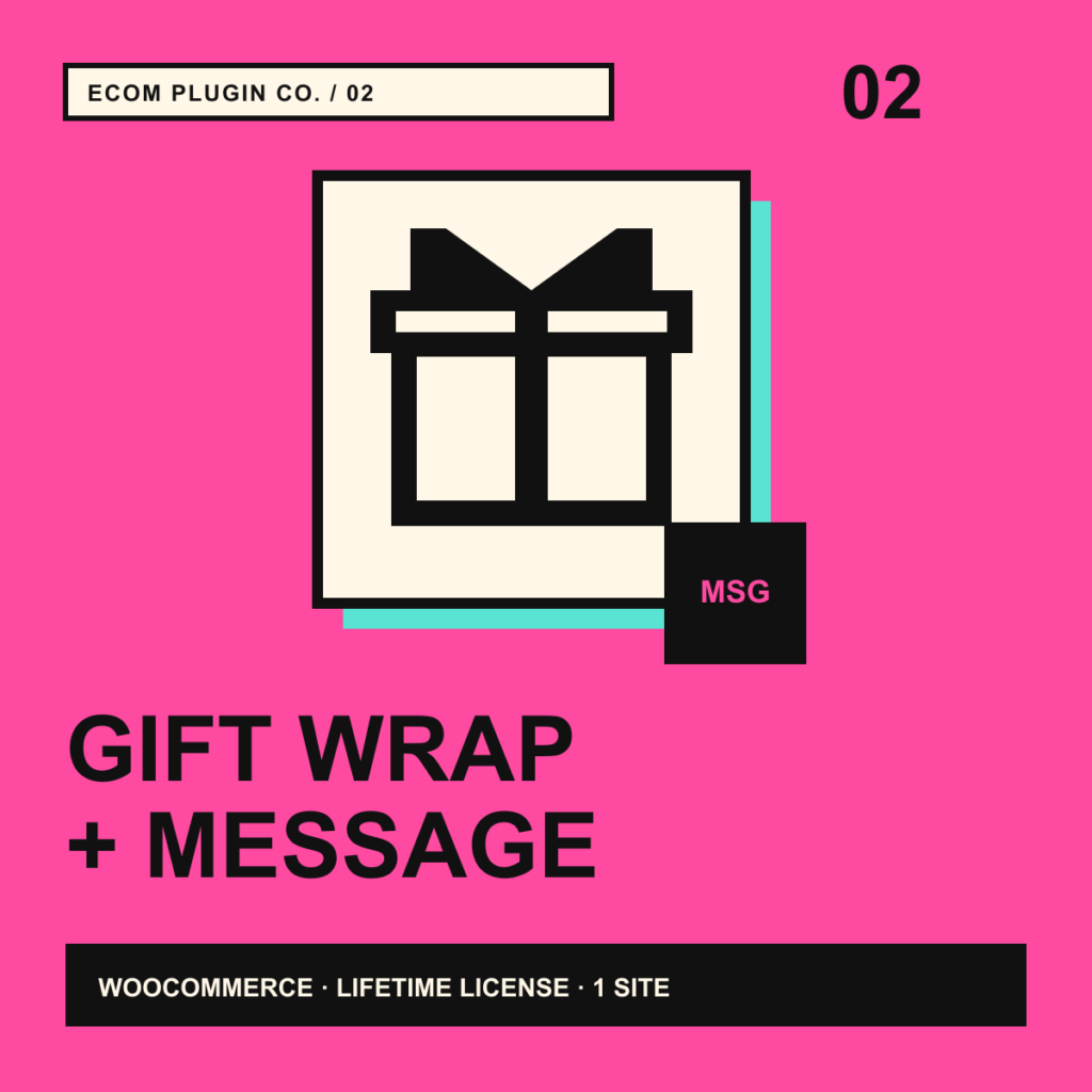 Gift Wrap and Message WooCommerce plugin cover