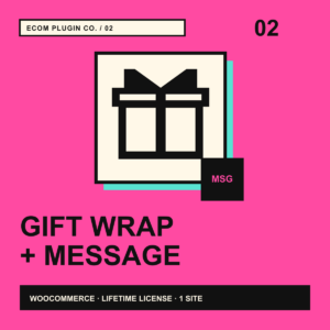 Gift Wrap and Message WooCommerce plugin cover