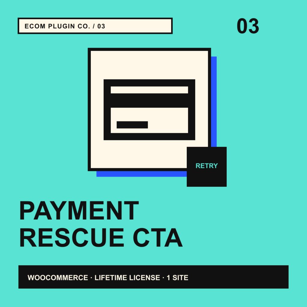 Payment Rescue CTA WooCommerce plugin cover